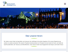 Tablet Screenshot of kulturstadt.potsdam.de
